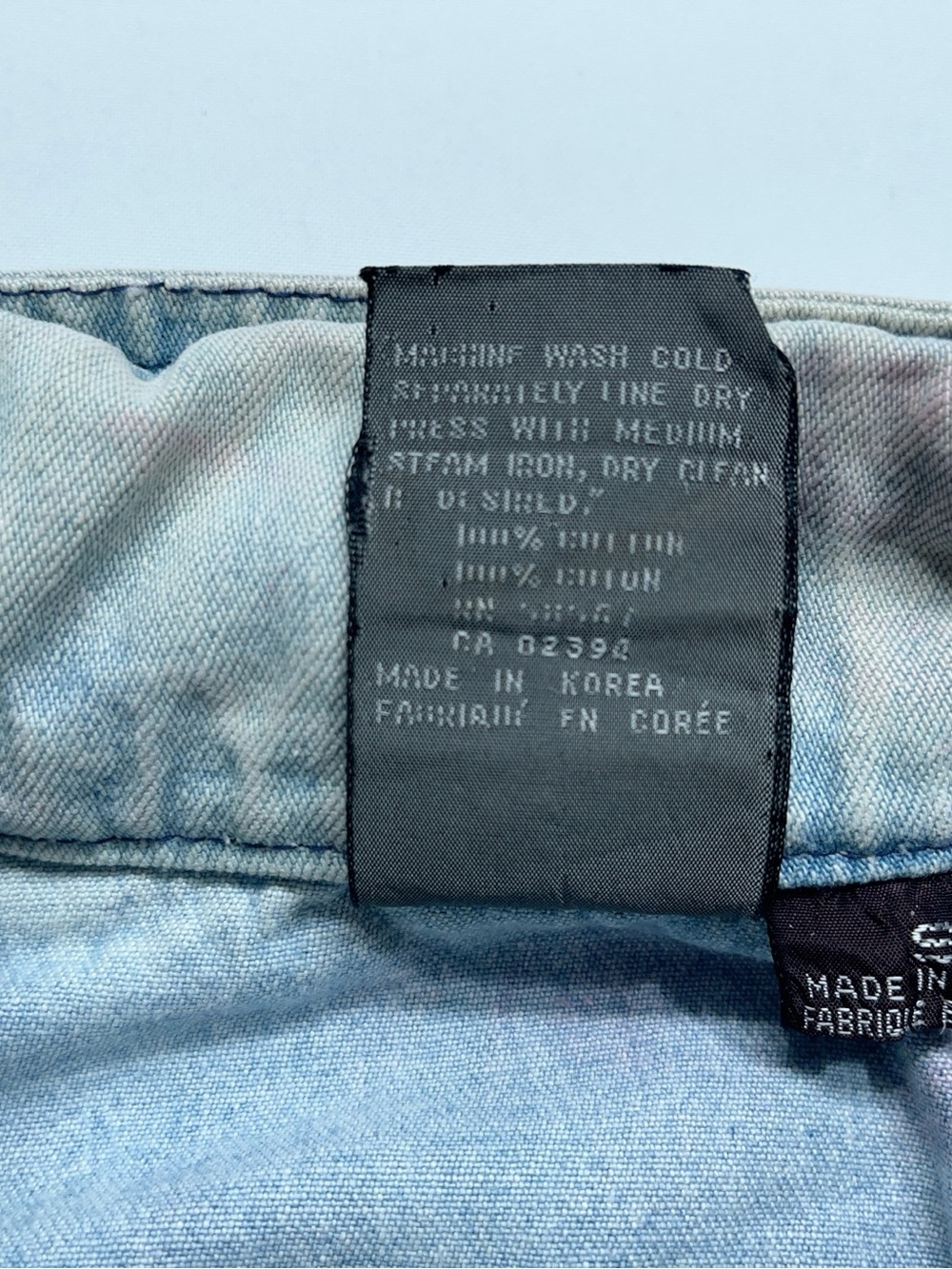Vtg Saint Laurent YSL SPORT Denim Vest Mens Size Small Faded Blue Distressed - Picture 16 of 16